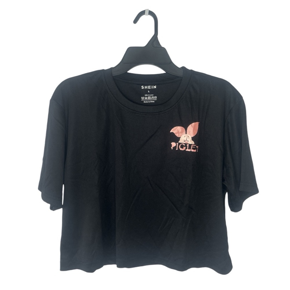 Women's Solid Color Crop Top With Short Sleeves And Round Neckline